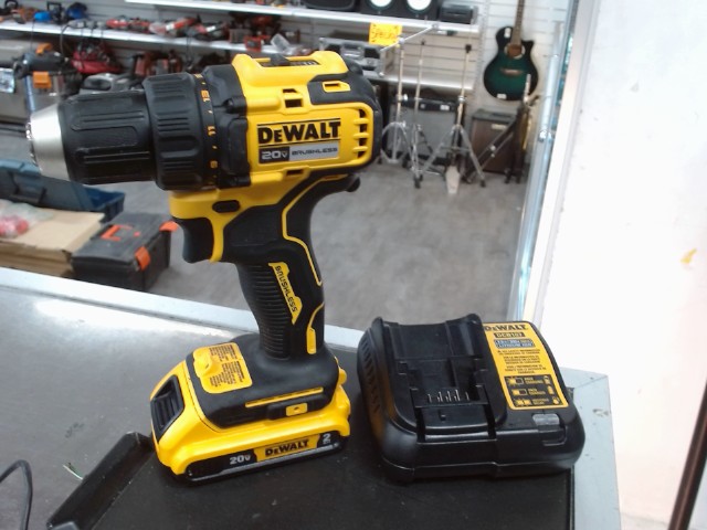 Drill cordless brushless 20v+batt+charg