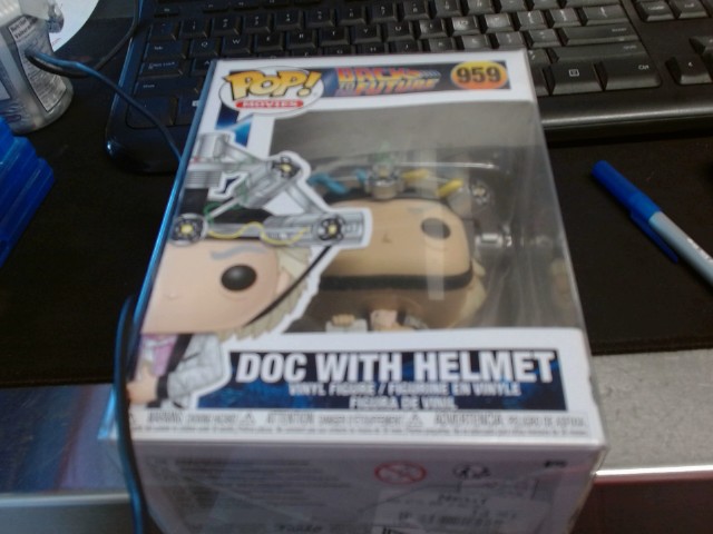 Doc with helmet