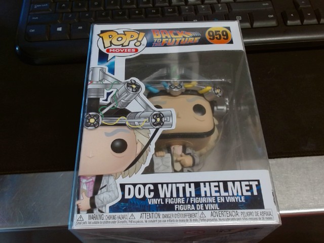 Doc with helmet
