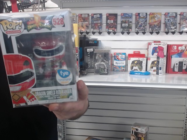 Dragon shield red ranger pop