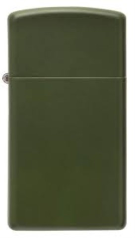 Zippo 1627 slim matte green