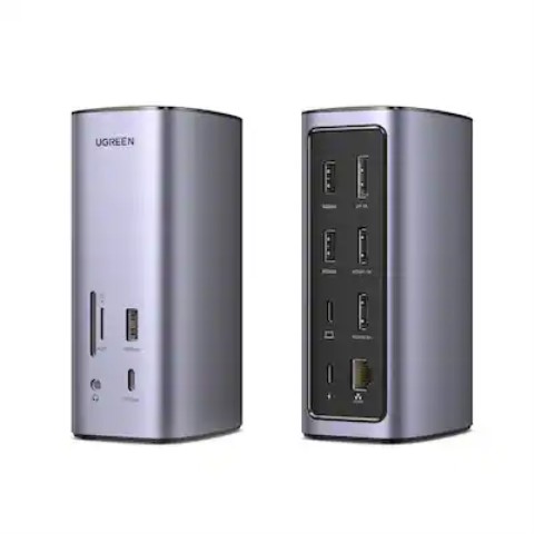 12 in 1 docking station with fast charge