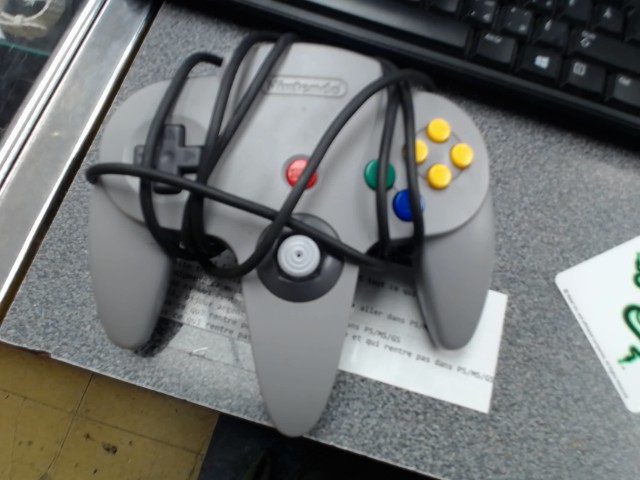 Mannette nintendo 64 original grise