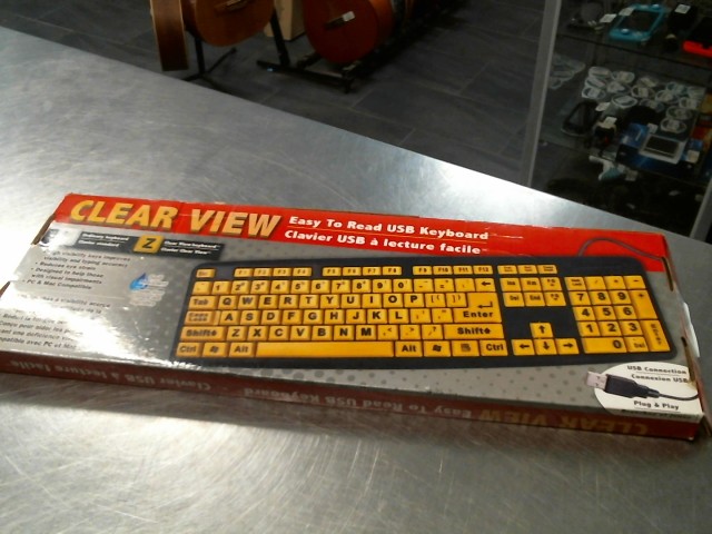 Clavier avec touche agrandi pc/mac