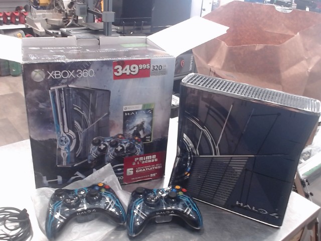 Console x360 slim halo 4 + acc