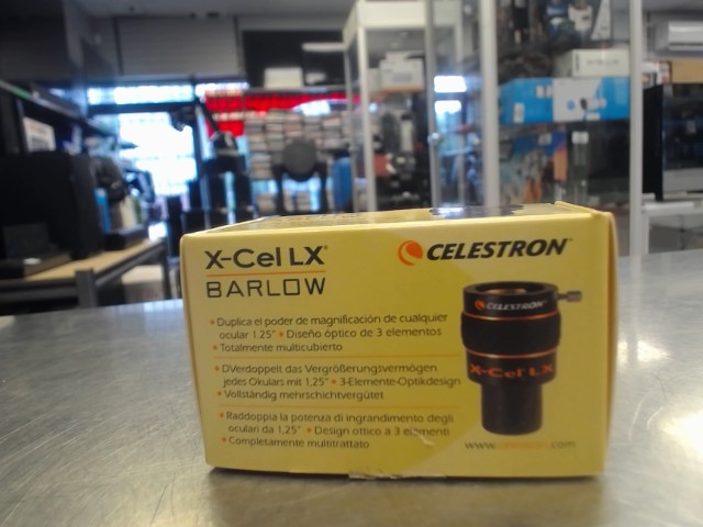 Lentille celestron x-cel lx dans boite