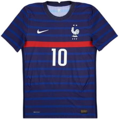 Maillot equipe de france 2020-21 mbappe