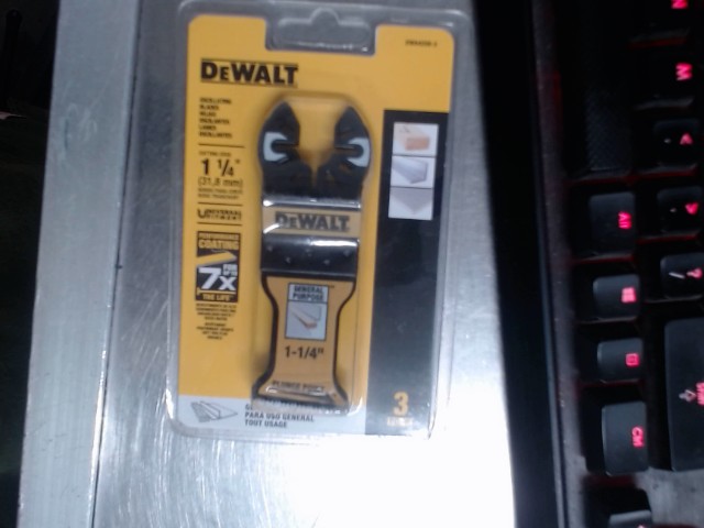 Pack 3 blade oscillateur metal