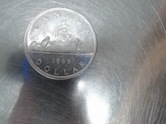 Dollar canadien de 1963 en argent