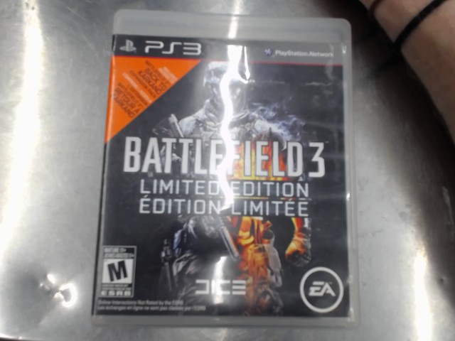 Jeu ps3 battlefield 3 limited edition