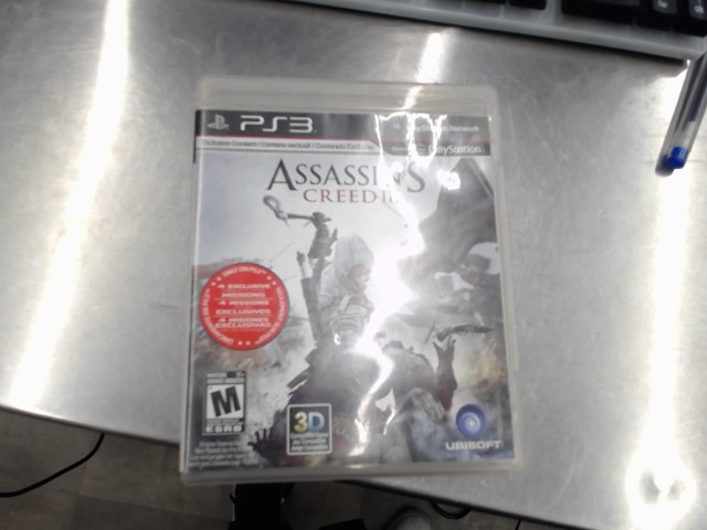 Jeu ps3 assassins creed 3
