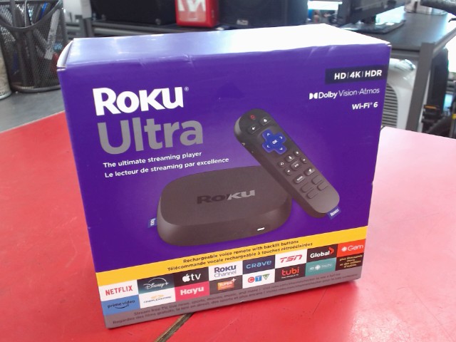 Roku ultra 4k dans boite