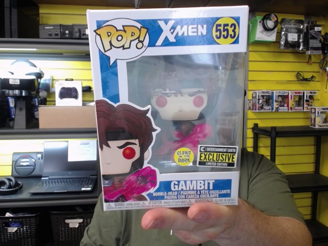Figurine pop x men gambit glow exclusive