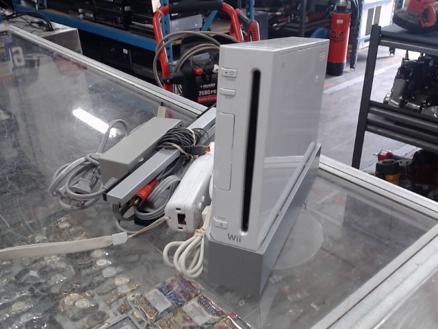 Console wii+manette+joycon+fils+doc