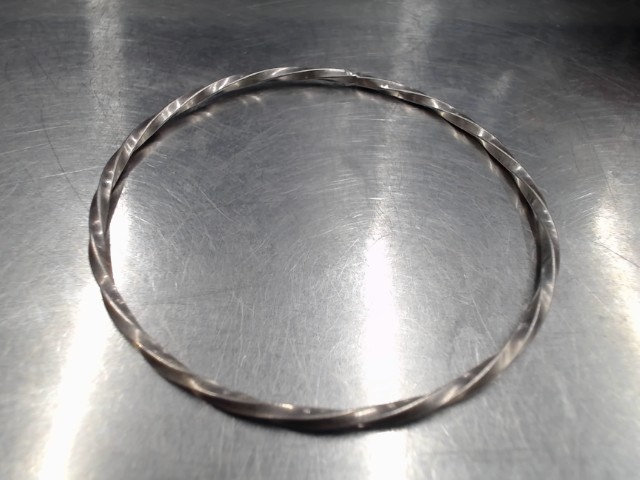 Bracelet argent tordu