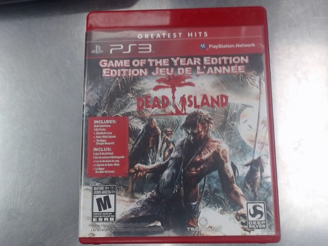 Dead island ps3 game of the year