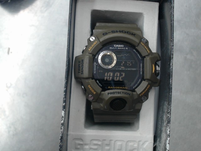 Montre casio g-shock green in box