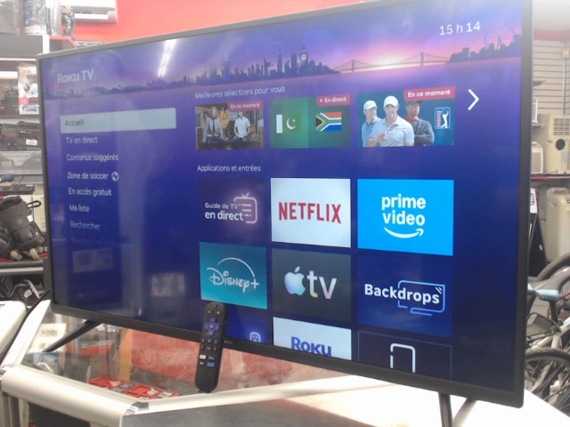 Tv inteligente 1080p fhd roku 40'in box