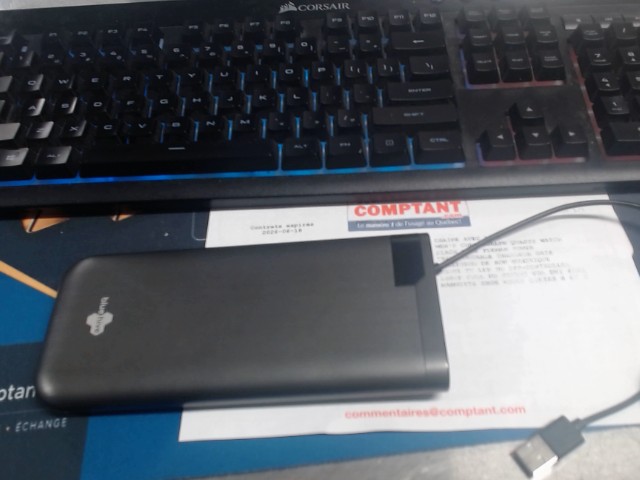 Transportable chargeur gris