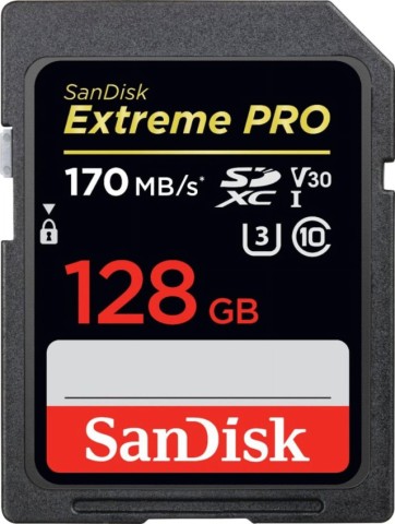 Sdxc extreme pro sandisk memory card