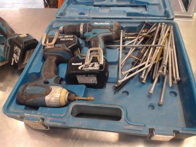 Kit hammerdrill+impact +2 batt 3ah