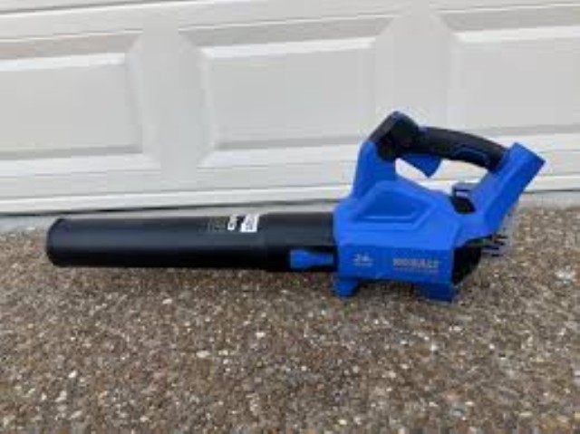 Leaf blower kobalt avec batterie et char