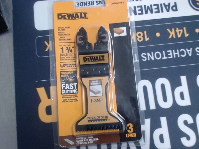 Pack de 3 blade oscillateur bois