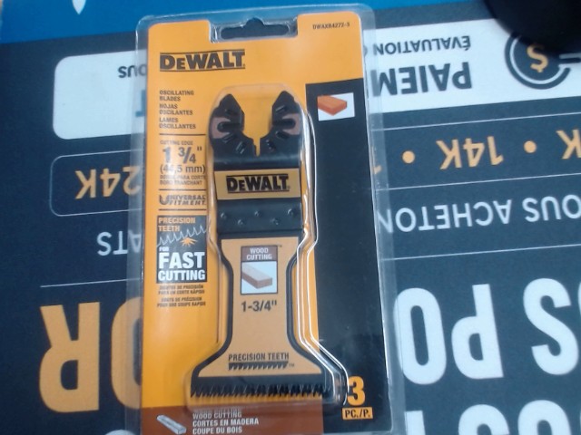 Pack 3 blade oscillateur bois