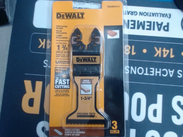 Pack de 3 blade oscillateur bois