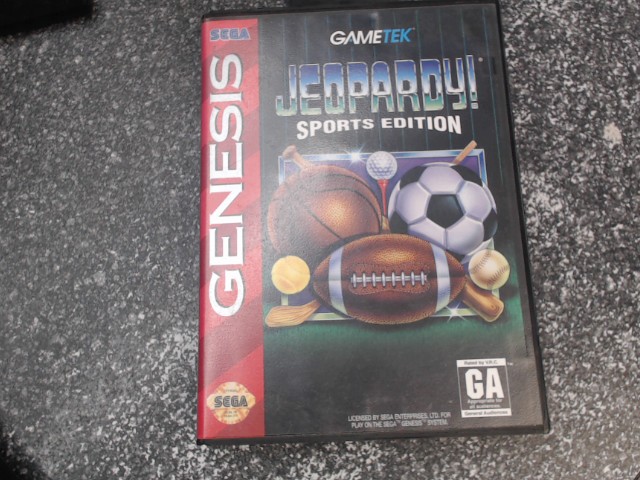 Jeopardy sports edition sega genesis