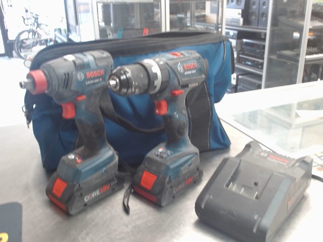 Kit de perceuse dans sac bosch