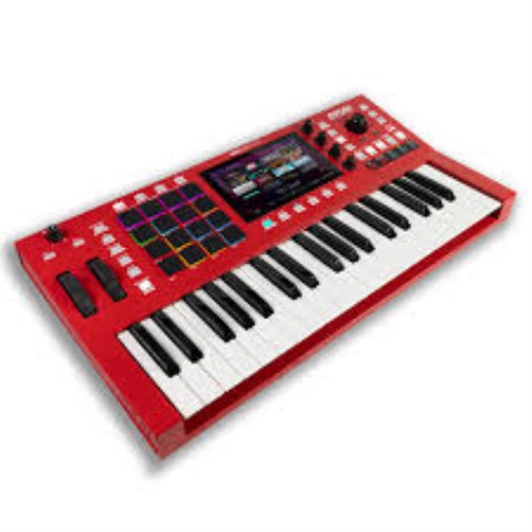 Keyboard electronique rouge