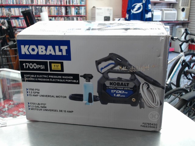 Kobalt laveuse a pression 1700psi