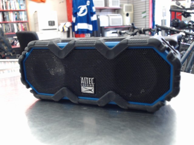 Speaker sans fil bleu et noir exception
