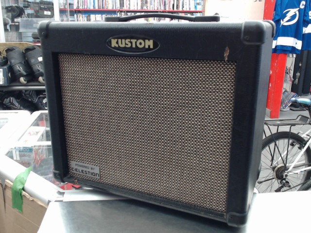 Amplificateur de guitare jaunie 60w