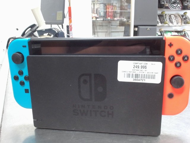 Console nintendo + joycon + dock+charger