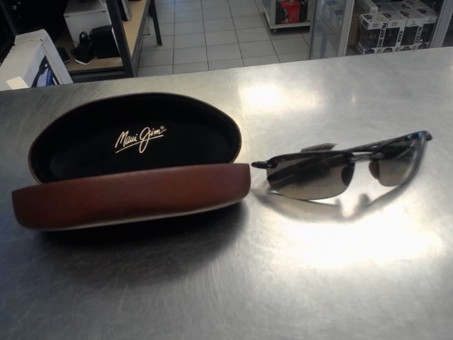 Lunette maui jim dans case brun