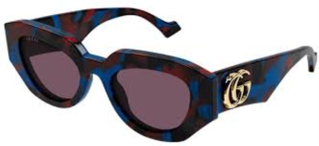Gucci lunette rouge et noir