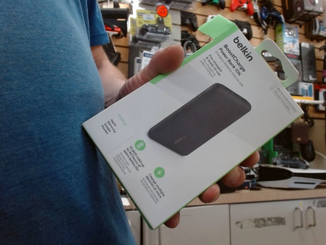 Chargeur portable 10k mah noir