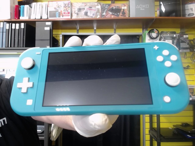 Console + chargeur turquoise