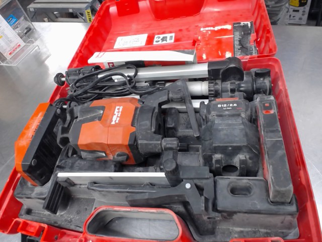 Laser hilti+2 bat+chargeur +acc dcase