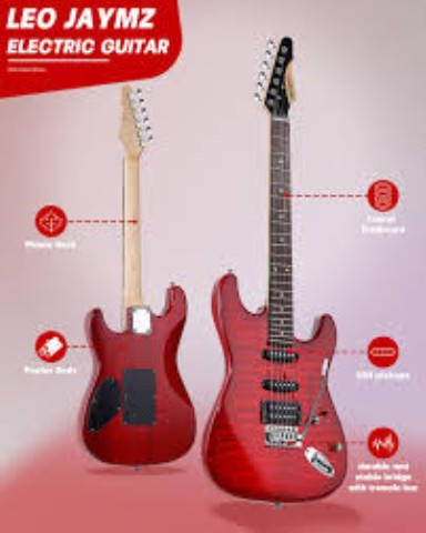 Guitare rouge