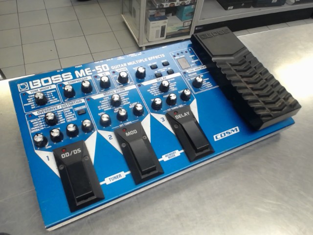 Guitar multiple effect bleu