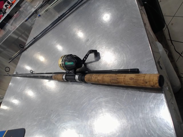 Canne a peche avec moulinet daiwa j80x