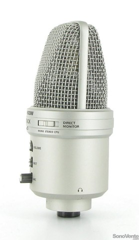 Microphone usb gris condenser