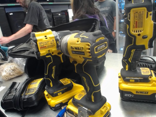 Drill impact + perceuse +chargeur +2batt