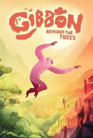 Gibbon beyond the trees
