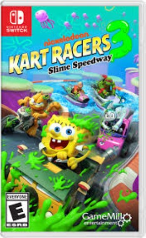 Kart racers slime speedway