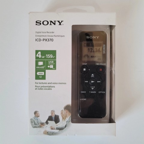 Voice recorder sony icdpx370
