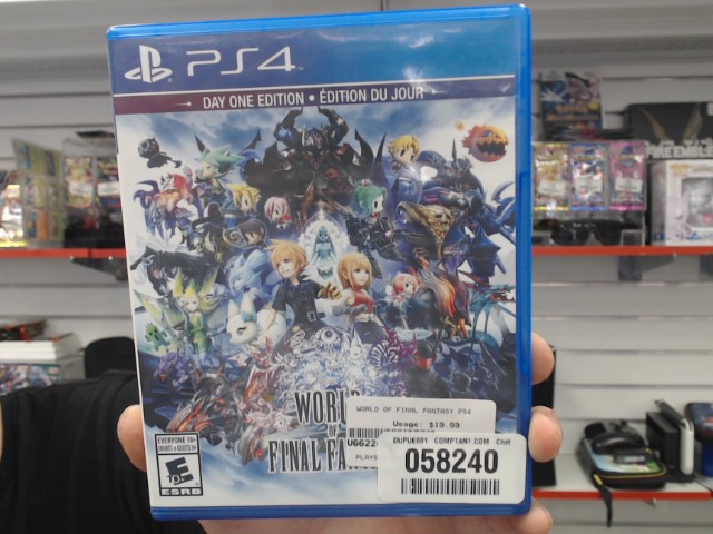 World of final fantasy ps4 jeux